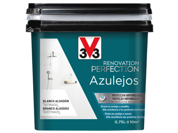V33 - Renovación Azulejos, Blanco Algodón