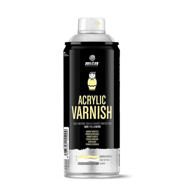 Spray PRO 400 ml Barniz Acrílico Satinado