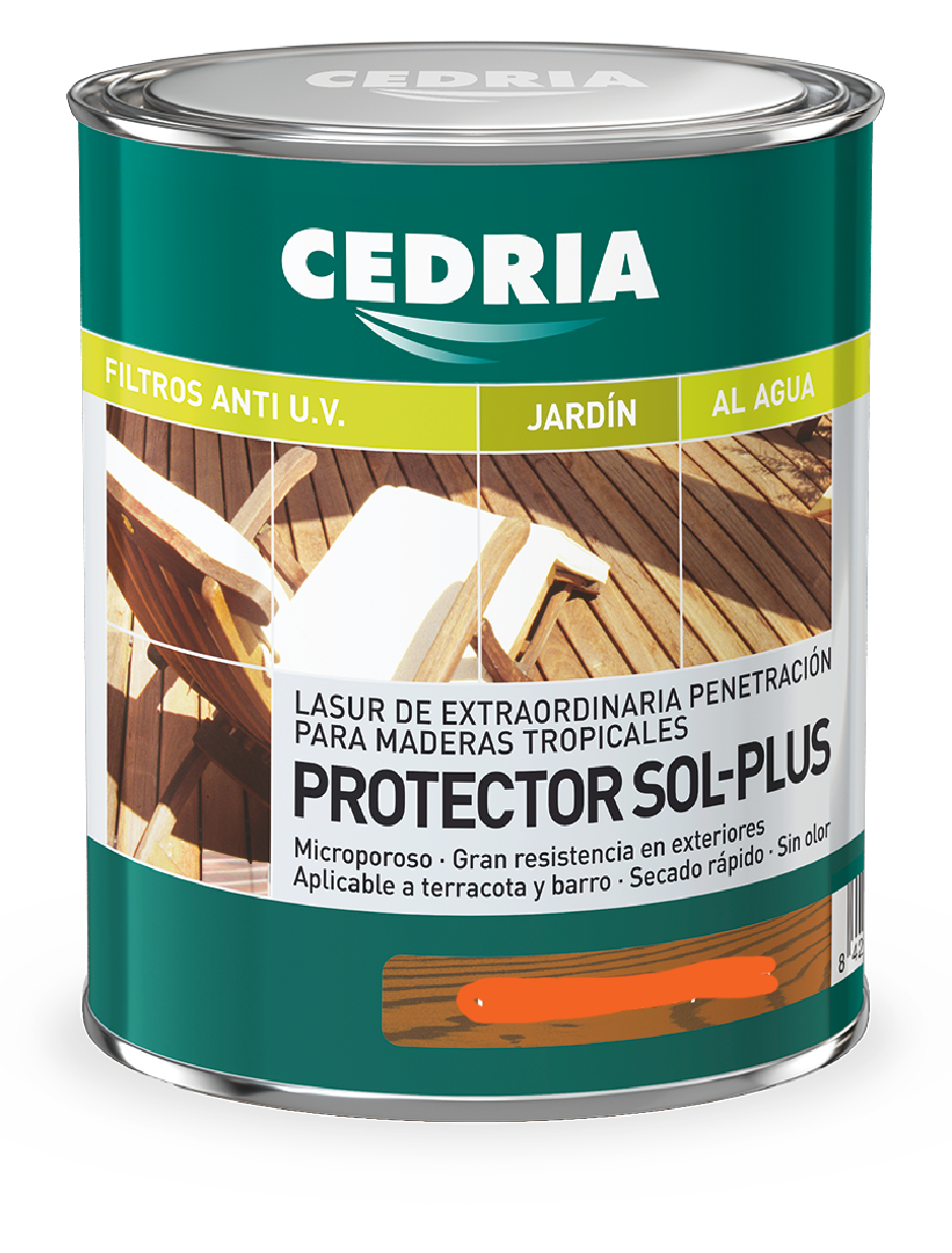 CEDRIA PROTECTOR SOL PLUS-MIEL SATINADO/CERA 1L