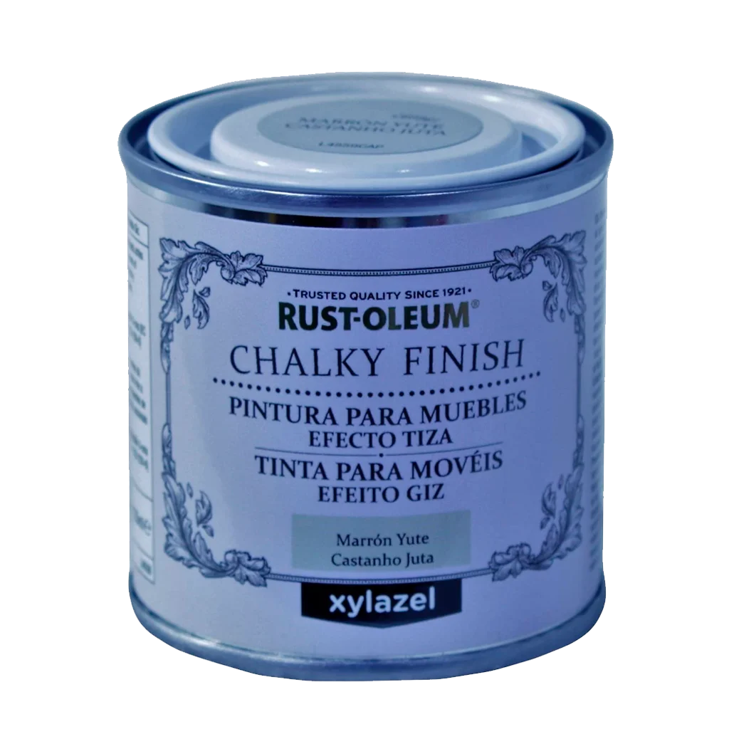 Pintura a la Tiza Chalky Finish Muebles Marrón Yute