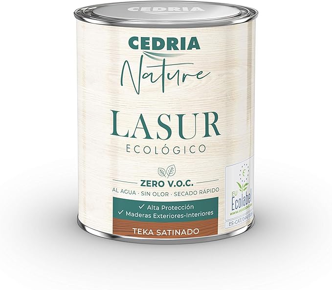CEDRIA NATURE LASUR ECOLÓGICO-TEKA SATINADO 750ml